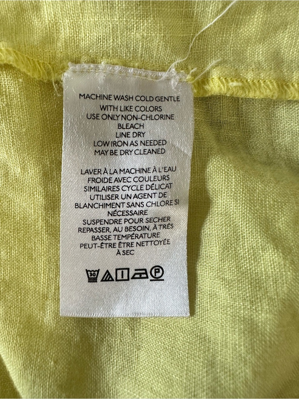 Maeve Anthropologie Linen The Audie Puff
Blouse Yellow Small - Picture 8 of 11